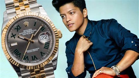 bruno mars rolex watch|bruno mars wedding.